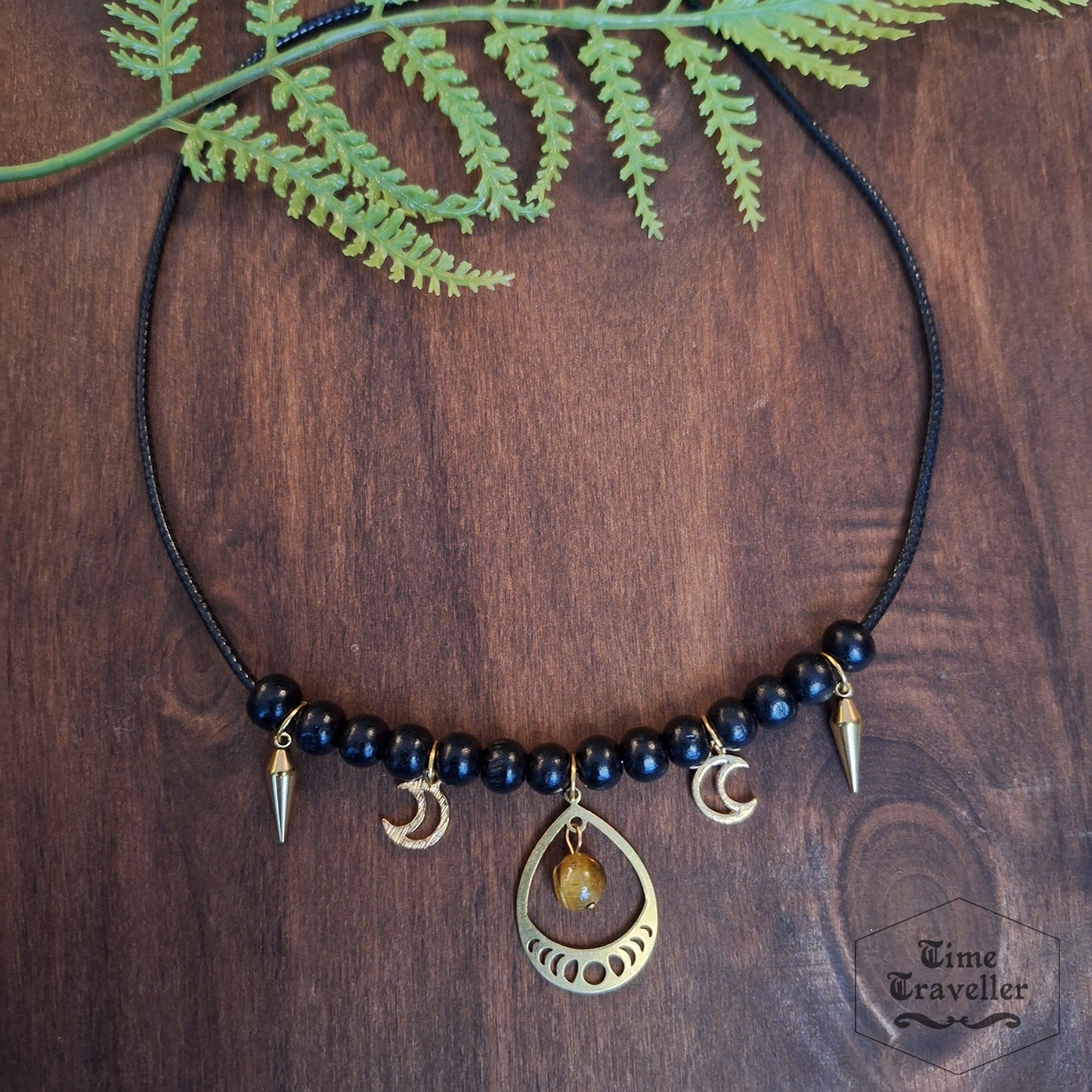 Dark Woodlands tigers eye - Necklace