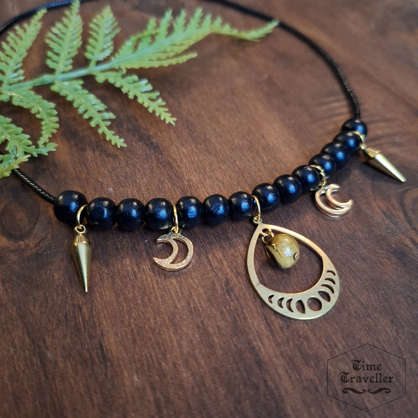 Dark Woodlands tigers eye - Necklace