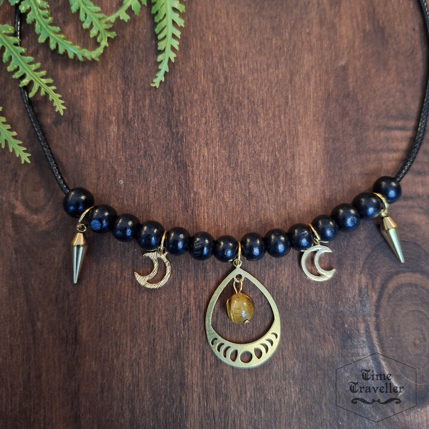 Dark Woodlands tigers eye - Necklace
