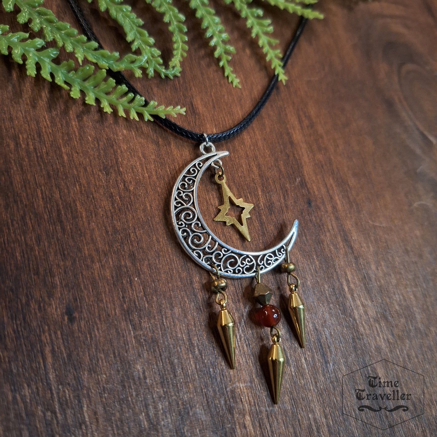 Witching Hour moon star - Necklace