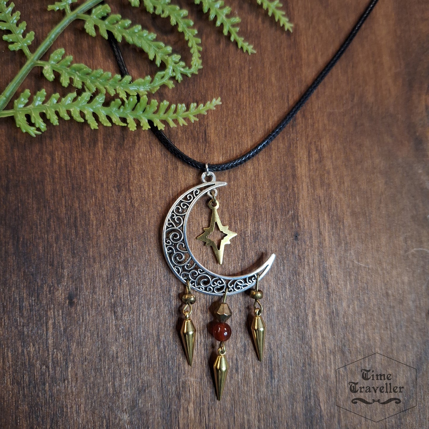 Witching Hour moon star - Necklace