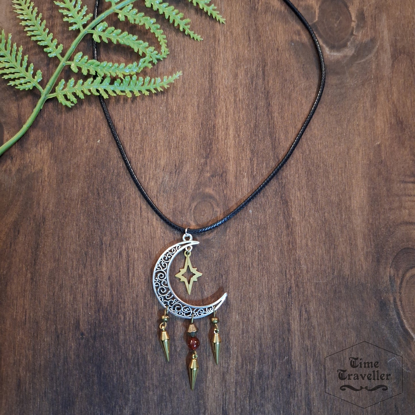 Witching Hour moon star - Necklace