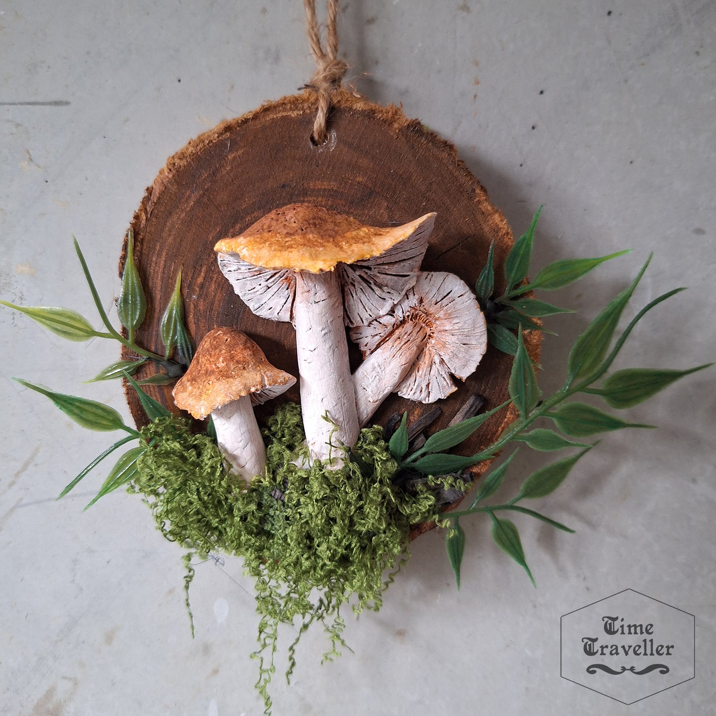 Fairy Garden Mushroom triple     - Wall Decor