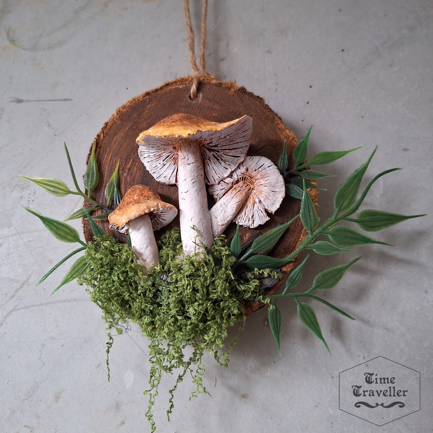 Fairy Garden Mushroom triple     - Wall Decor