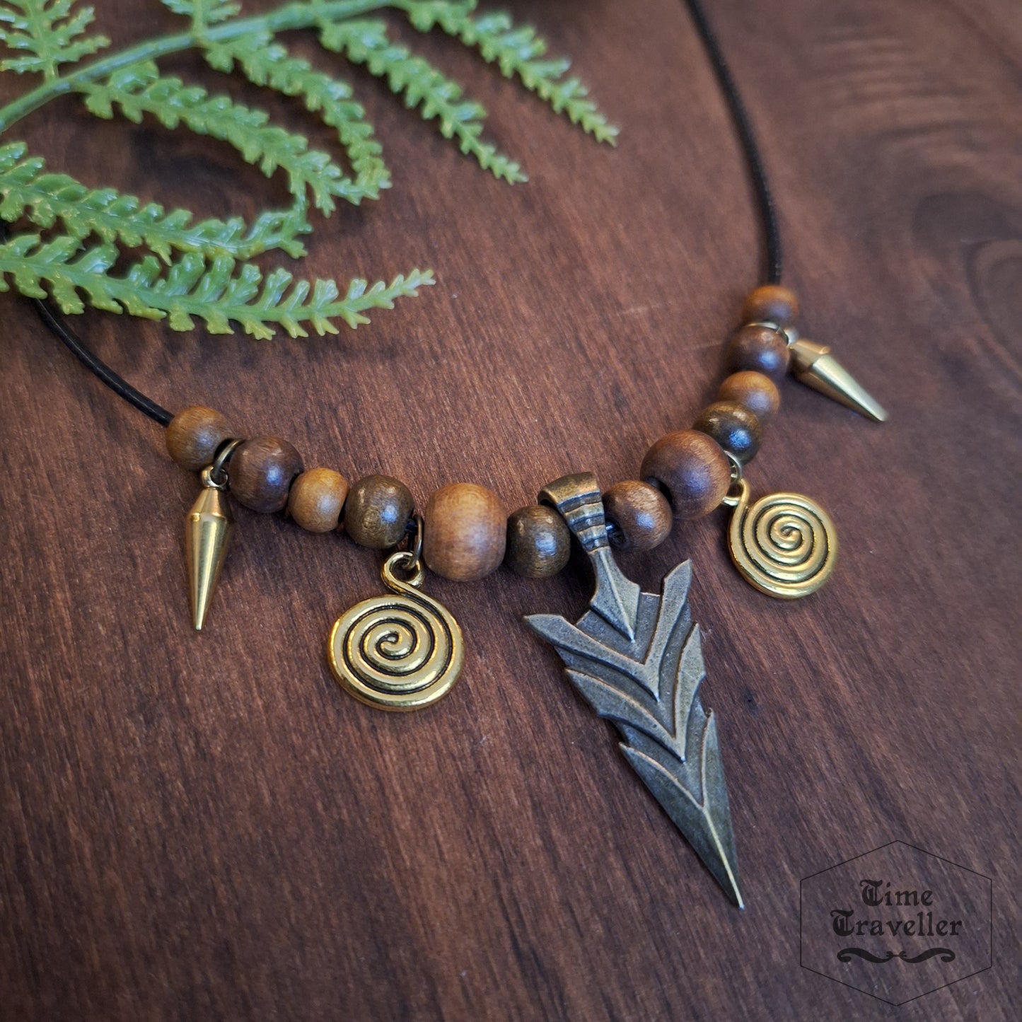 Woodlands Arrow spiral - Necklace