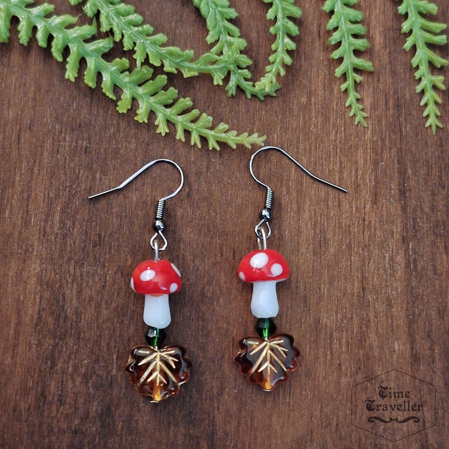 Fairy Mushrooms A012- Earrings